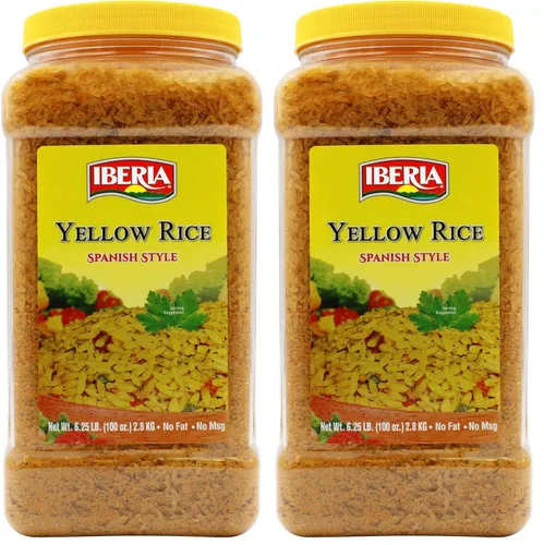 Vista 11 de Iberia Arroz amarillo estilo español, 3.4 libras.