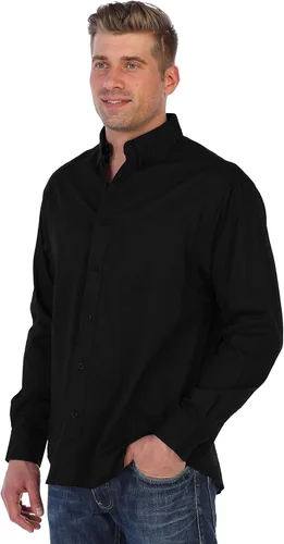 Vista 2 de Gioberti Camisa Oxford de sarga de 100% algodón para hombre