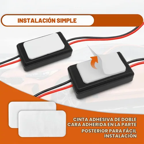 Vista 5 de 2 luces de freno estroboscópicas de 12 a 30 V, módulo de flash LED, controlador estroboscópico de flash para luz de freno, luz de freno trasera