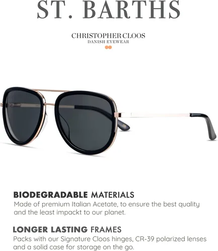 Vista 2 de Christopher Cloos - Colección St. Barths - Gafas de sol de diseño danés premium