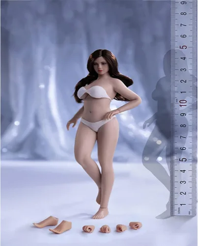Vista 11 de Figura de acción a escala 1/12, TBLeague T01 T02 T03 T04 T05 cuerpo flexible súper sin costuras femenino de 6 pulgadas, cuerpo de silicona completo