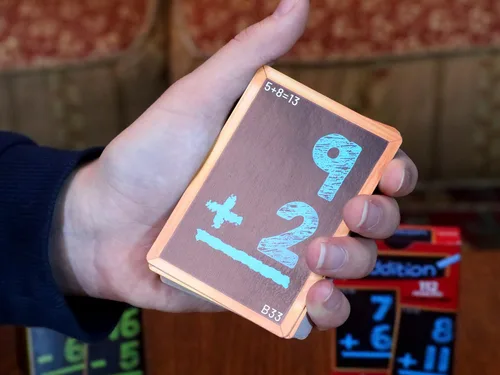 Vista 8 de Tarjetas flash matemáticas de Regal Games para sumas y restas - 1er, 2do, 3er grado y más - Tarjetas flash matemáticas para niños