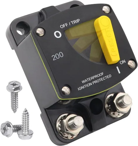 Vista 41 de E69 Interruptor de circuito de 10 A T3 con restablecimiento manual Mini de montaje en superficie IP66 Interruptor conmutable de 10 A