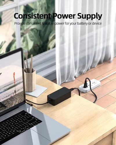Vista 6 de Superer Cargador de CA de 65 W con certificación UL para Asus Zenbook UX430UQ UX430UA UX430UN UX430U UX430 UX410UA UX410UQ UX410U UX410, compatible