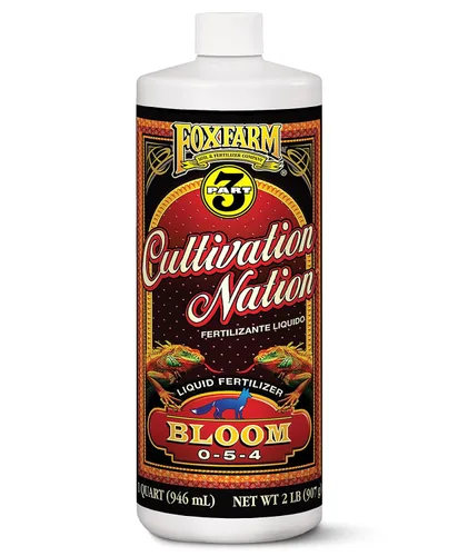 Vista 7 de FoxFarm Cultivation Nation Bloom Fertilizer, 0-5-4 - Parte 3 del programa de alimentación de 3 partes FoxFarm para el desarrollo de brotes