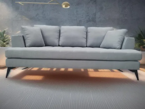 Vista 6 de Stendmar Sofá sentado profundo contemporáneo Sofá sofá moderno de lino gris oscuro