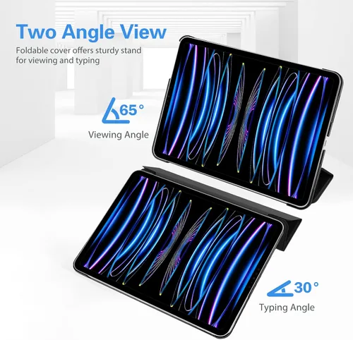 Vista 6 de Funda ProCase para iPad Pro de 11 Pulgadas 2022/2021/2020/2018, Funda Inteligente con Soporte Delgado y Carcasa Dura para iPad Pro de 11 Pulgadas 4ª