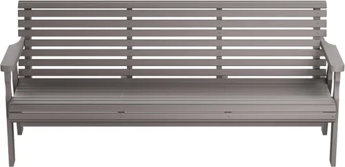 Vista 10 de Amish Casual Banco resistente para exteriores enrollable (5 pies, color roble manchado)