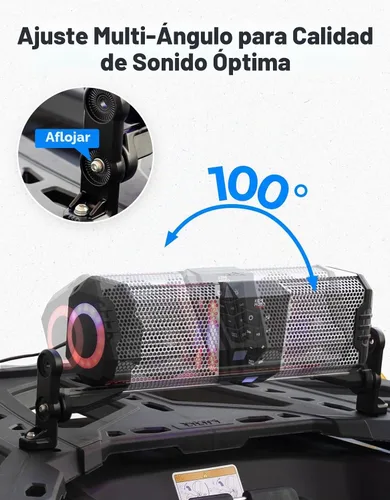 Vista 3 de KEMIMOTO Soporte de barra de sonido para ATV UTV, carrito de golf, barco