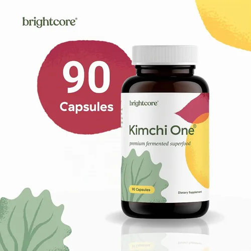 Vista 7 de Brightcore Nutrition - Kimchi One, Cápsulas de Polvo de Kimchi, Suplemento de Probióticos, Enzimas y Antioxidantes, Superalimento Premium