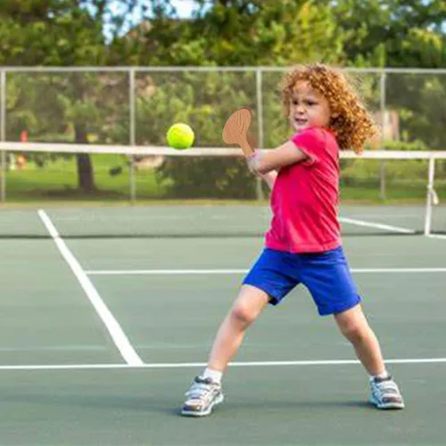Vista 7 de Raqueta de entrenamiento de tenis Sweet Spot: puntero de tenis para niños y jóvenes - movimiento de pies y entrenamiento de frente y revés, raqueta