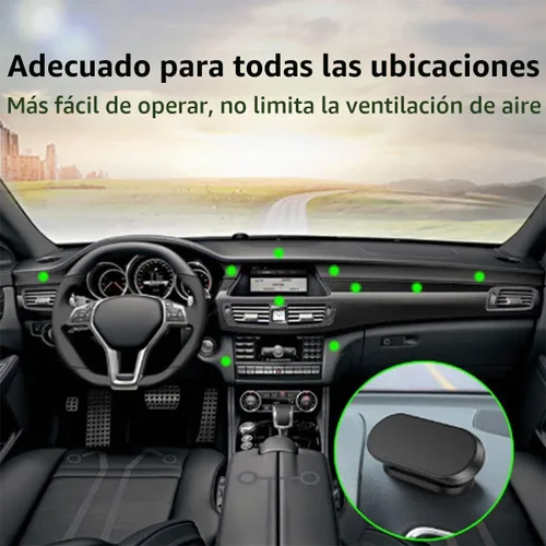 Vista 6 de Soporte magnético para teléfono, 2 unidades, soporte universal giratorio de 360 grados, compatible con teléfonos inteligentes, absorbe la carcasa