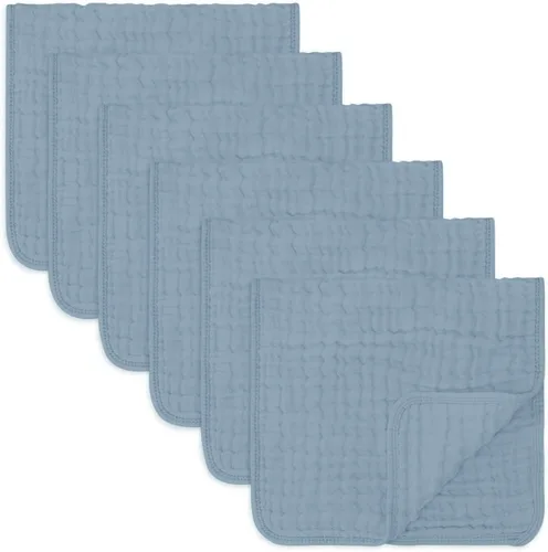 Vista 3 de Comfy Cubs Saco de dormir fácil ajustable con cremallera de fácil acceso y paños de muselina para eructos, paquete grande
