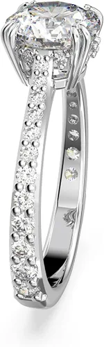 Vista 3 de Swarovski Constella Anillo de cóctel de la colección de joyería, corte pavé, cristales transparentes