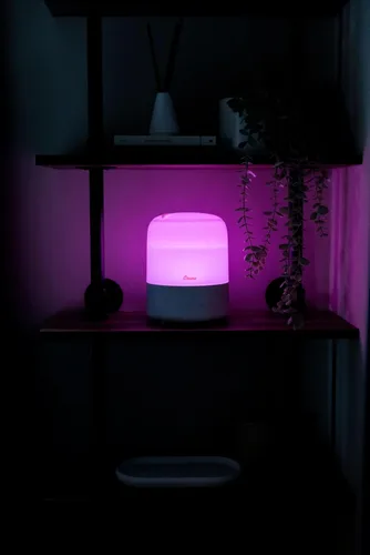 Vista 10 de Crane Top Fill - Mini humidificador para dormitorio y guardería, difusor de aceite esencial 3 en 1, luz para dormir, 0.5 galones, humidificador