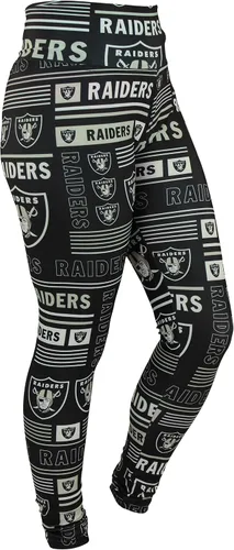 Vista 111 de Zubaz NFL Mallas para mujer de longitud completa de cintura alta básica 1.0