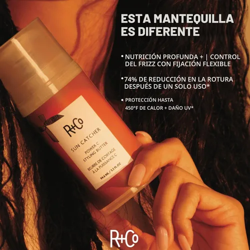 Vista 3 de R+Co SUN CATCHER Power C - Mantequilla para peinar, 3.2 onzas