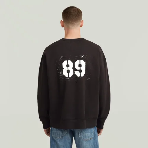 Vista 2 de SUDADERA SUELTA SPRAYED 89 (Dk Black D27096-e124-6484)