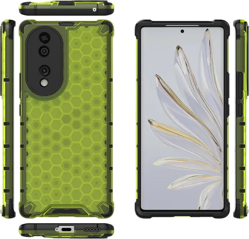 Vista 51 de Pzwoxukhov Funda compatible con Huawei Nova 3i, compatible con Huawei P Smart+ 2018 Honeycomb Anti-Drop Shock-Absorbing Case Negro
