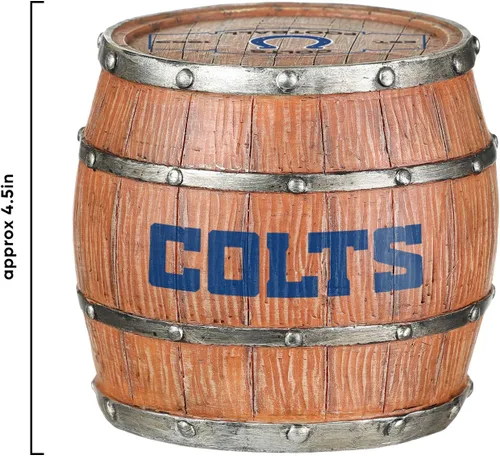 Vista 29 de FOCO NFL Team Logo 5-Pack Barrel Beverage Drink Coaster Set
