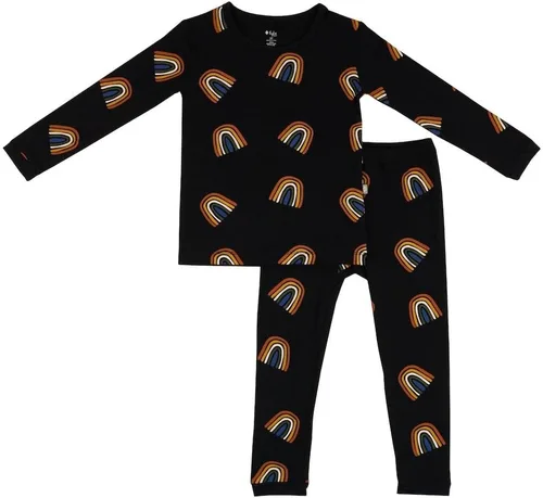 Vista 28 de KYTE BABY Juego de pijama para niños pequeños – Pijamas para niños pequeños hechas de material de rayón de bambú suave Pollito de Aloe