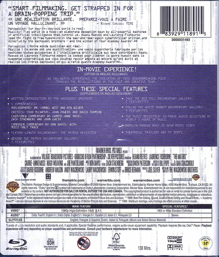 Vista 2 de The Matrix Blu-ray
