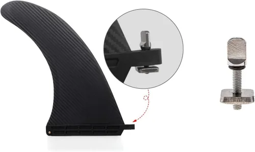 Vista 3 de Ninguna herramienta tornillo de mariposa universal de acero inoxidable para Longboard y SUP