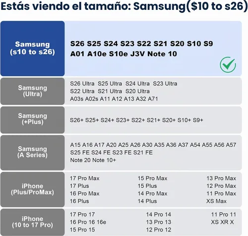 Vista 2 de DeBin Funda para Galaxy S25 S24 5G S23, S22, S21, S20, S10, S9, A10e, A01, Note 10, Funda para cinturón de teléfono celular Funda con clip
