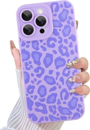 Vista 39 de TEAUGHT Compatible con iPhone 11 Funda con patrón lindo estampado de leopardo negro guepardo + protector de pantalla a prueba de golpes, funda