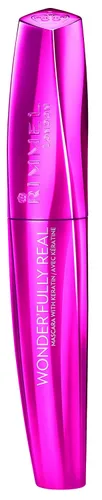 Vista 2 de Rimmel Wonder'fully Real Mascara, negro, 0.37 onzas líquidas