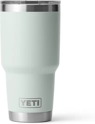 Vista 48 de YETI Rambler - Vaso de 30 oz, acero inoxidable, aislado al vacío con tapa MagSlider, color carmesí Amarillo
