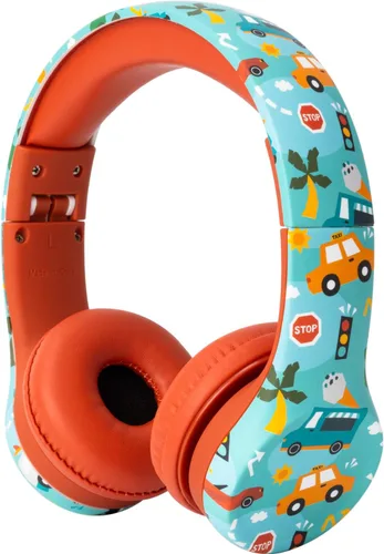 Vista 6 de Snug Play+ Kids Auriculares para Niños – Volumen Limitado a 93dB para Escuchar de Forma Segura – Auriculares Plegables y Duraderos para Niños