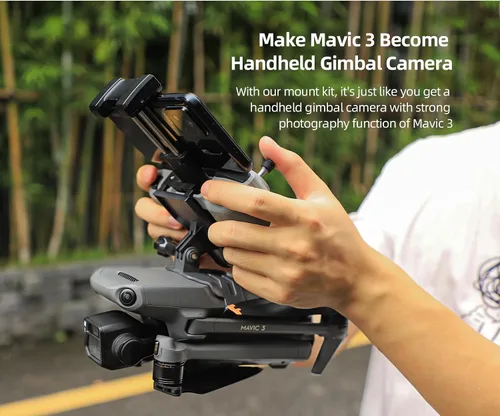 Vista 4 de BTG Soporte de mano estabilizador de mano para DJI Mavic 3/Mavic 3 Pro/Mavic 3 Classic DJI RC Remote Controller Accesorios de mano