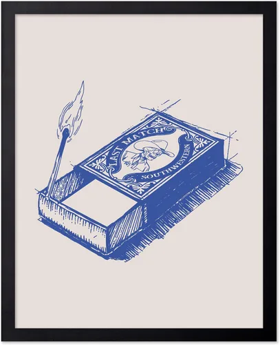Vista 37 de Poster Master Póster de You've Yeed Your Last Haw, estampado retro de vaquero azul, arte occidental, arte moderno, arte del salvaje oeste, regalo