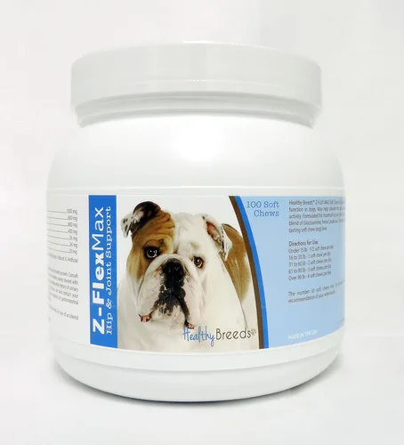 Vista 46 de Healthy Breeds Afghan Hound Z-Flex Max - Masticables suaves para cadera y articulaciones, 100