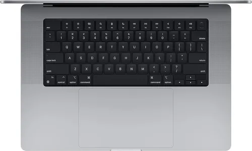 Vista 2 de Apple MacBook Pro de finales de 2021 con chip Apple M1 Pro CPU de 10 núcleos, 16 pulgadas, 16 GB de RAM, 512 GB de almacenamiento SSD, gris espacial