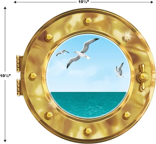 Vista 2 de Ojo de buey Peel 'N Place de crucero 12" x 15" Sh 1/Pkg