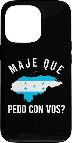 Vista 9 de Funda para iPhone 16 Bandera de Honduras Catracho Camiseta hondureña Maje Que Pedo?