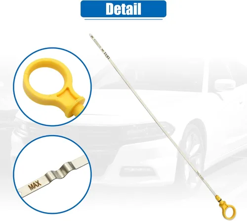 Vista 5 de uxcell Barra de medición de nivel de aceite del motor para Mazda 3 2007-2013 para Mazda 6 2006-2007 para Mazda CX-7 2007-2012 No.L3K910450