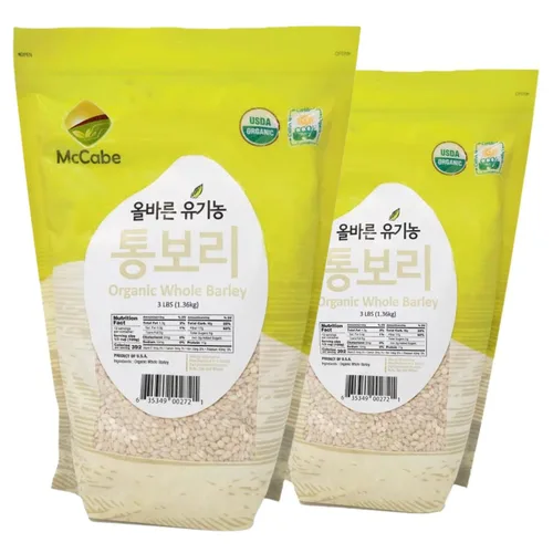 Vista 22 de McCabe Cebada perlada orgánica para bebé, grano de cebada perlada, certificado USDA y CCOF, producto de Estados Unidos, 3 libras (48 onzas)