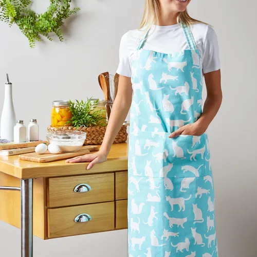 Vista 4 de DII Everyday Pets Kitchen Collection - Delantal de chef, bolsillos grandes y ajustable