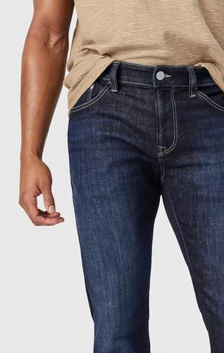 Vista 28 de Mavi Jake - Jeans para hombre, tiro regular, pierna ajustada