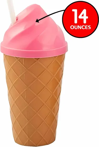 Vista 4 de Fun Express Ice It - Paquete de 12 fiestas con forma de hielo para niños, sin BPA para fiestas de cumpleaños y eventos de verano