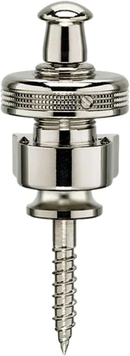 Vista 2 de Schaller 14010401 Security Straplocks, Cromado Negro Negro chrome
