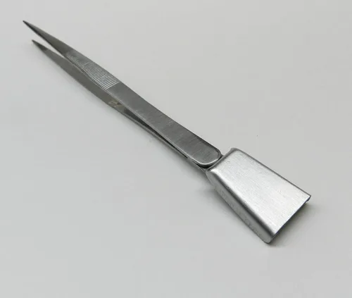 Vista 5 de Pinzas de diamante con cuchara para piedras de trabajo de cuentas Gemologist Pinzas Pala End By JTS