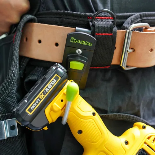Vista 3 de KUNN Funda para herramientas eléctricas sin cable / Funda para taladro con gancho único con clip metálico para una fácil sujeción 1 gancho