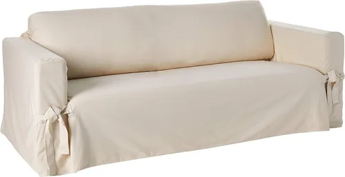 Vista 18 de SureFit Funda de cojín en T de algodón pesado para sillón de pato – Funda de una pieza, ajuste tejido relajado, 100% algodón, lavable a máquina