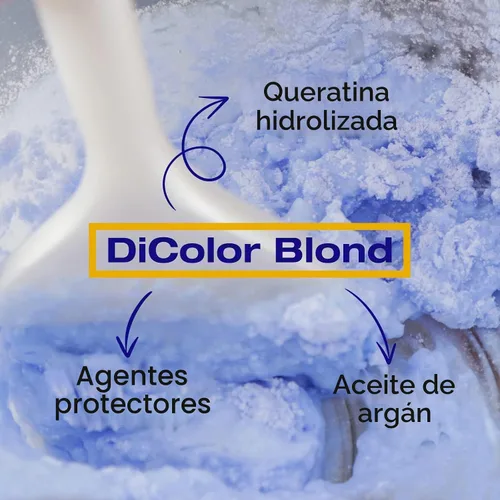 Vista 5 de NK Professional Care DiColor Rubio Polvo blanqueador aclarador para el cabello blanqueador para el cabello Aclara +8 tonos sin dañar