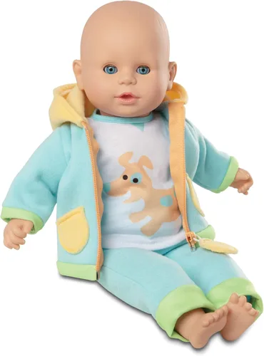Vista 9 de Melissa & Doug Mine to Love Ropa de muñeca para jugar y combinar, para muñecas unisex de 12"-18" (6 piezas)