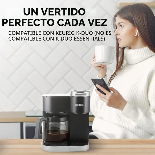Vista 4 de Solo reemplazo de jarra de 12 tazas Compatible con Keurig K Duo de una sola porción Modelo 5100 No será compatible con la cafetera Keurig K Duo